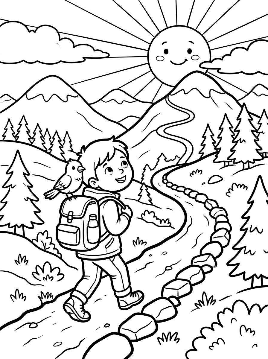 The mountain path