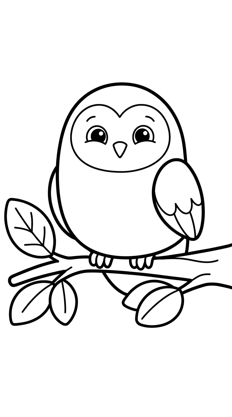 The owl on the branch