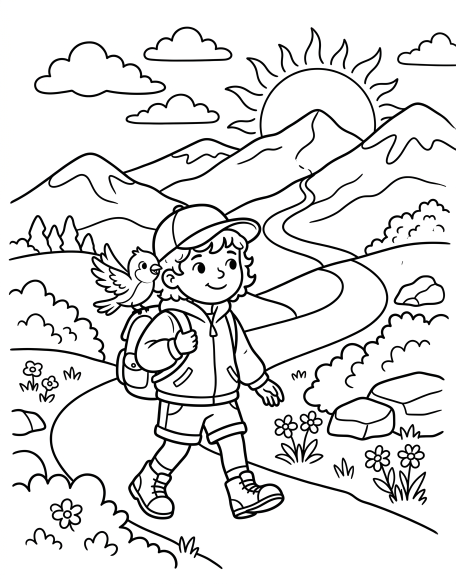 The mountain path
