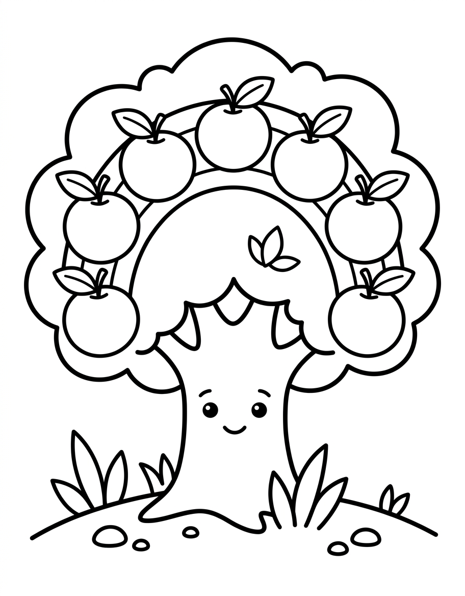 A rainbow tree