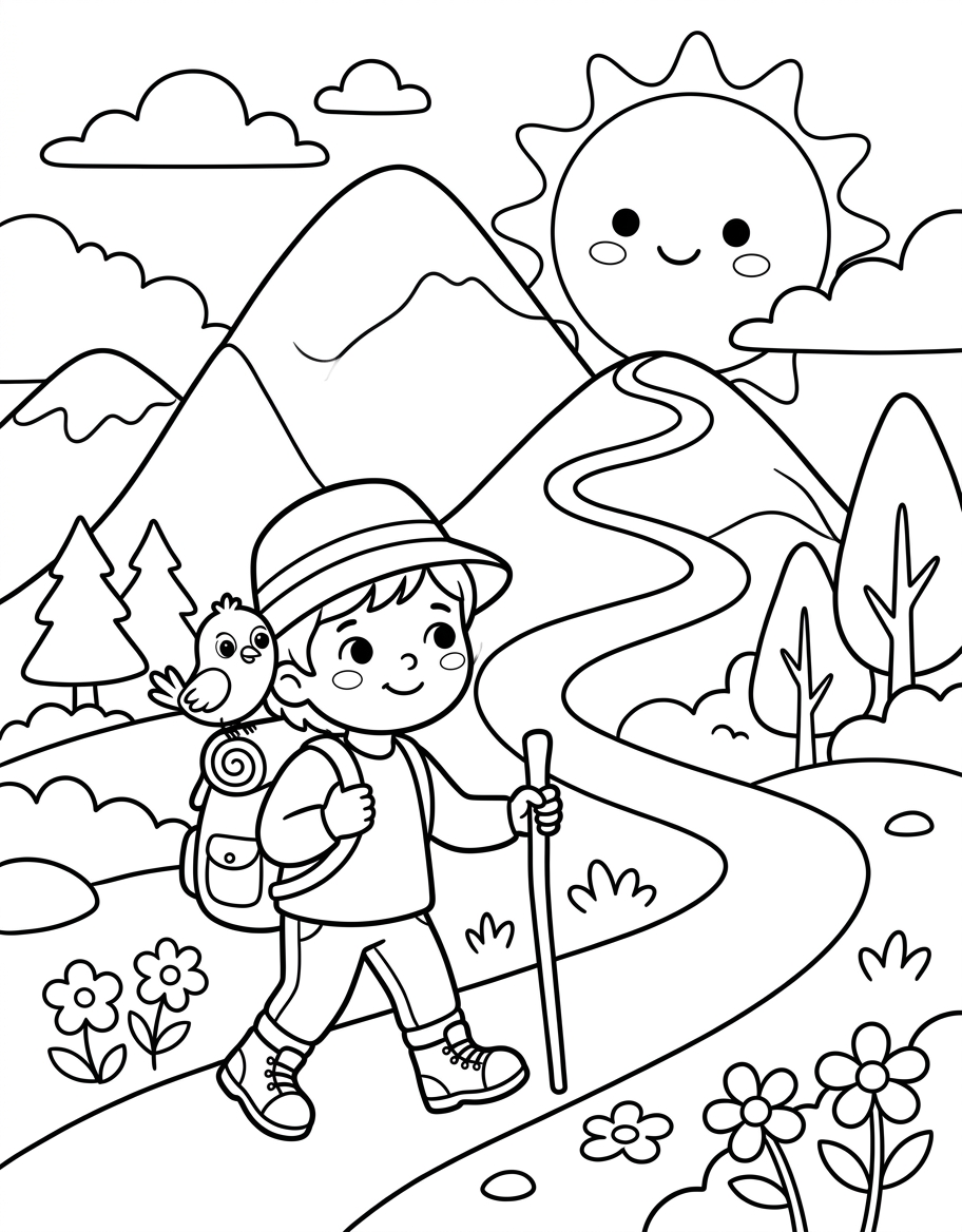 The mountain path