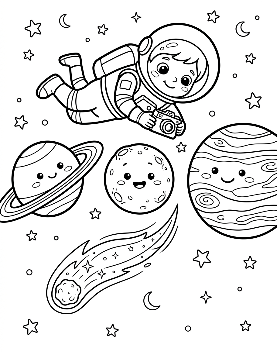 Brave little astronaut