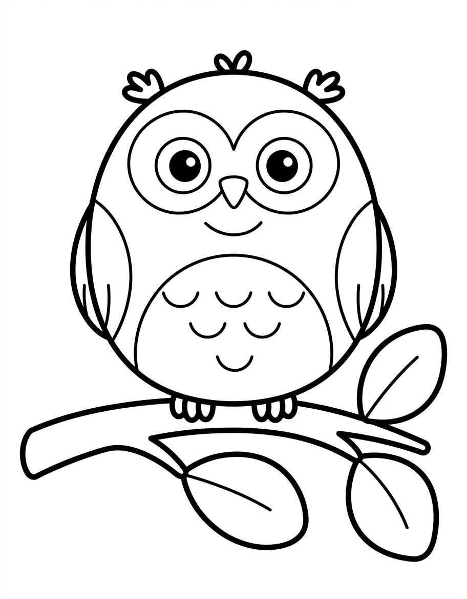 The owl on the branch