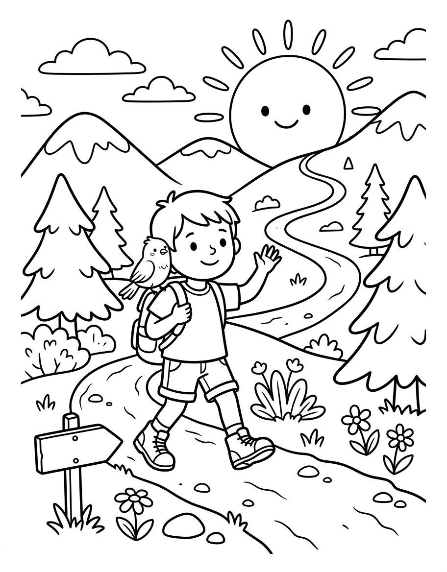 The mountain path