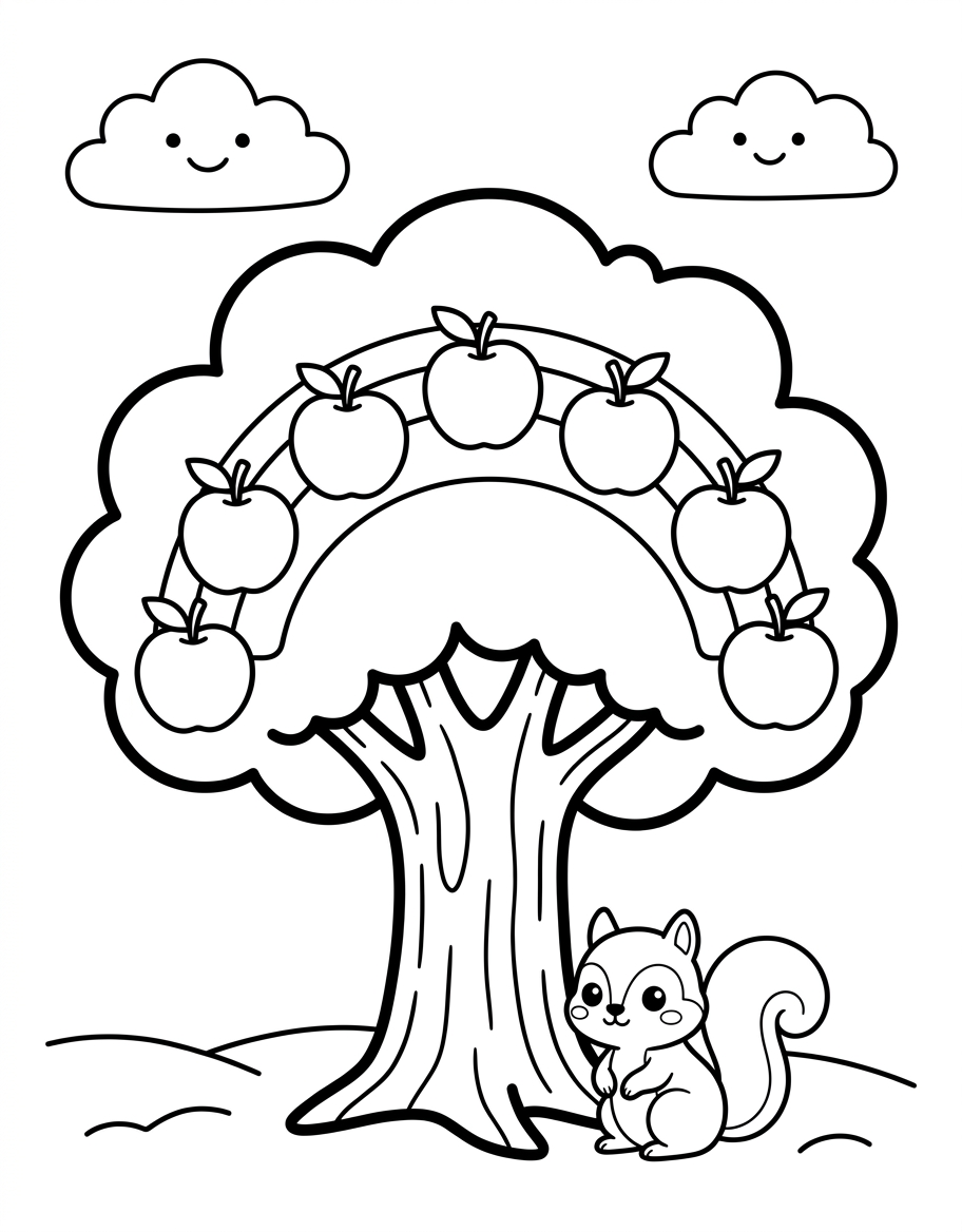 A rainbow tree