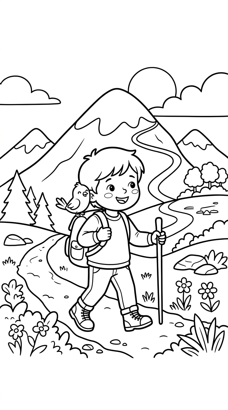 The mountain path
