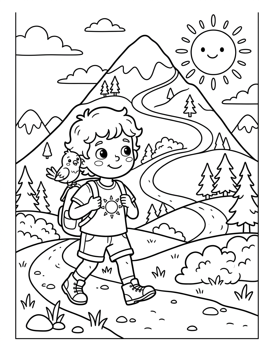 The mountain path