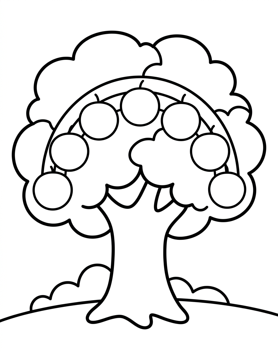 A rainbow tree