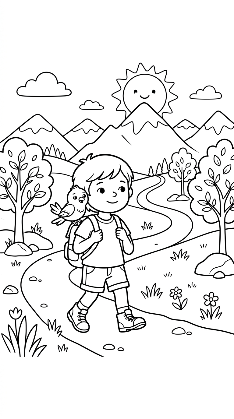The mountain path