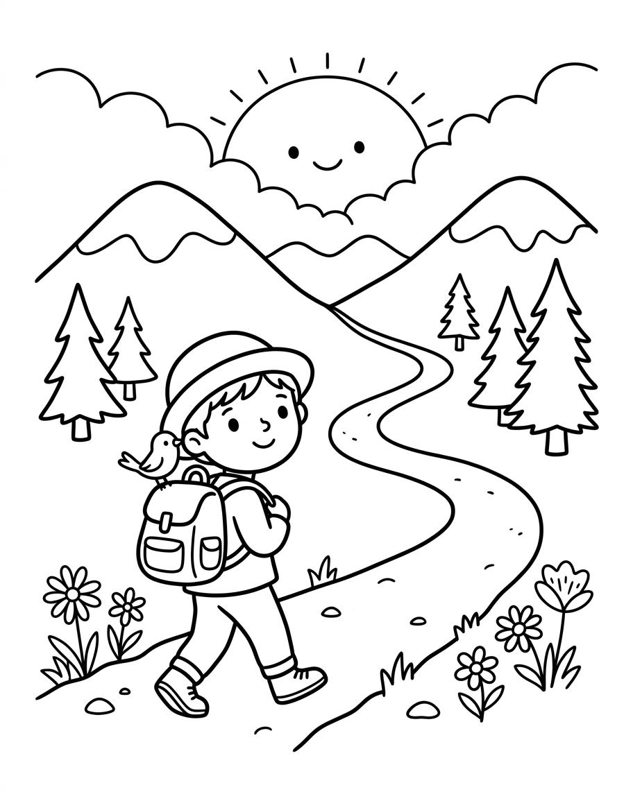 The mountain path